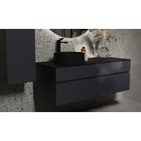 Тумба под раковину Raval Decent 120 подвесная Dec.01.120/P/A/RL антрацит — 2