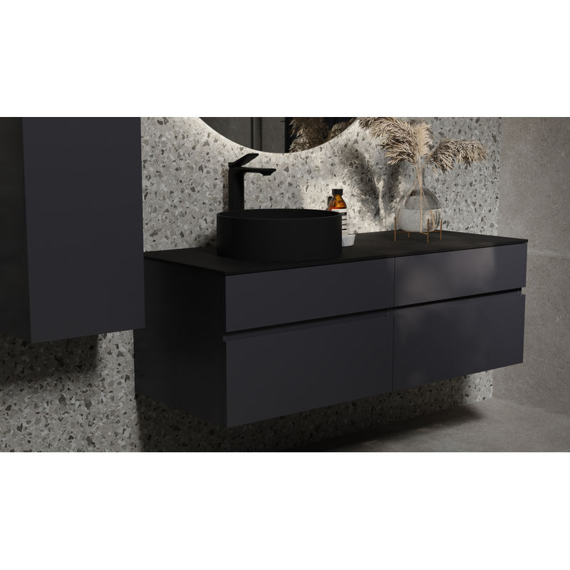 Тумба под раковину Raval Decent 120 подвесная Dec.01.120/P/A/RL антрацит