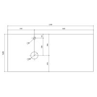 Тумба под раковину Raval Decent 120 подвесная Dec.01.120/P/A/RL антрацит — 9