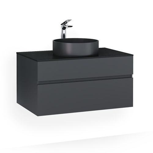 Тумба под раковину Raval Decent 80 подвесная Dec.01.80/A/RL антрацит