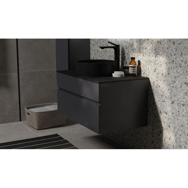 Тумба под раковину Raval Decent 80 подвесная Dec.01.80/A/RL антрацит