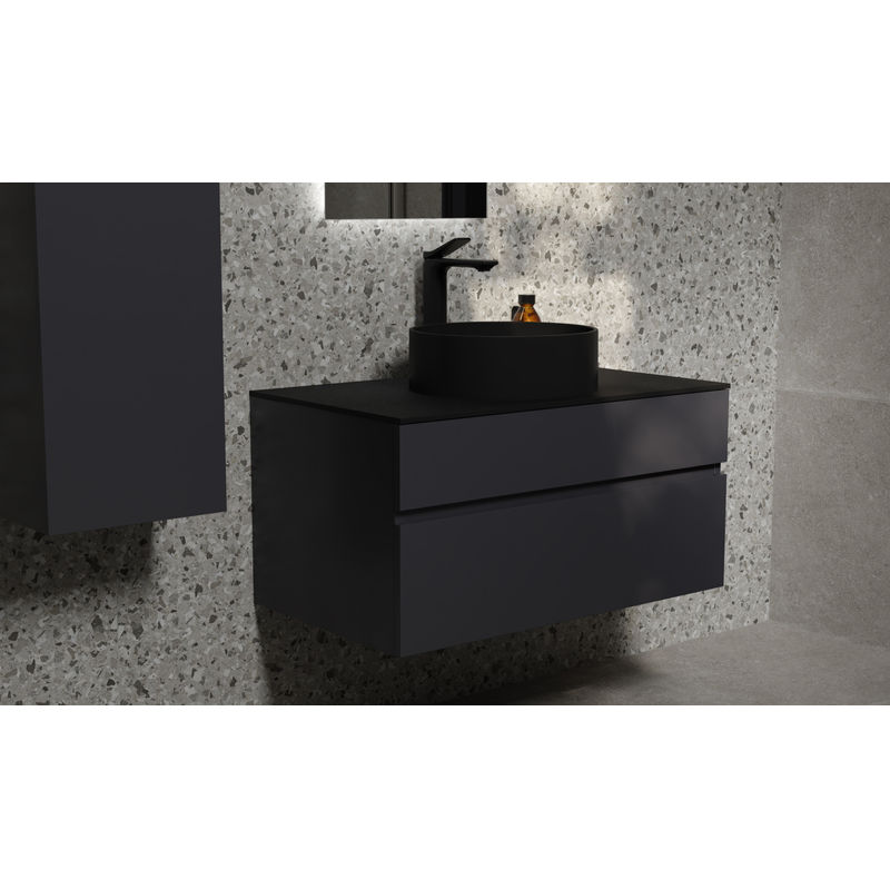 Тумба под раковину Raval Decent 80 подвесная Dec.01.80/A/RL антрацит