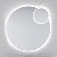 Зеркало Raval Decent 100 с подсветкой / Dec.02.100/W/RL — 2