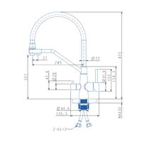 Смеситель для кухни ZorG DIMIRIO satin PREMIUM — 2