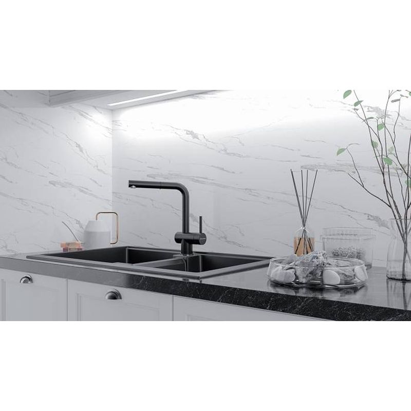 Смеситель для кухни Paulmark Dosse Do214418-401(AN) антрацит