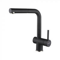 Смеситель для кухни Paulmark Dosse Do214418-418 черный металлик — 1