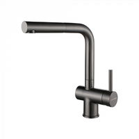 Смеситель для кухни Paulmark Dosse Do214418-GM вороненая сталь — 1