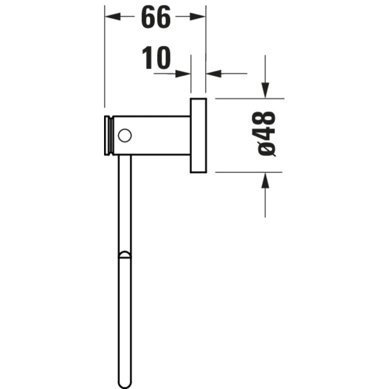 Держатель для полотенец Duravit D-Code кольцо 0099211000