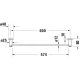 Полотенцедержатель Duravit D-Code 645 0099241000