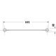 Полотенцедержатель Duravit D-Code 645 0099241000