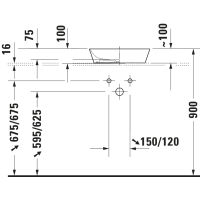 Раковина Duravit Cape Cod 430 2340430000 — 4