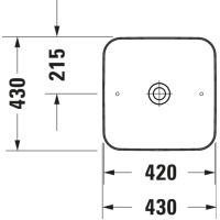 Раковина Duravit Cape Cod 430 2340430000 — 5