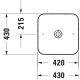 Умывальник Duravit Cape Cod 430 2340430000