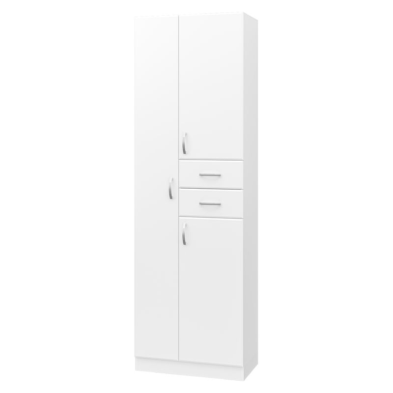 Шкаф-пенал для ванной Misty Мисти 60 + Б/К / Э-05060-01Бк