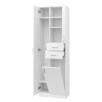 Шкаф-пенал для ванной Misty Мисти 60 + Б/К / Э-05060-01Бк — 4