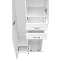 Шкаф-пенал для ванной Misty Мисти 60 + Б/К / Э-05060-01Бк — 7