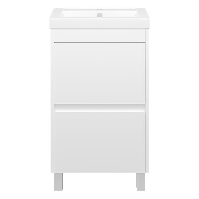 Тумба под раковину Misty Алиса 50 тумба 1 ящ. напольная / Э-Али01050-0112Я белая эмаль