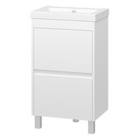 Тумба под раковину Misty Алиса 50 тумба 1 ящ. напольная / Э-Али01050-0112Я белая эмаль — 1