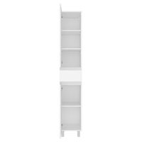 Шкаф-пенал для ванной Misty Алиса 35 с 1 ящ. / Э-Али0501-01Л белый левый — 3