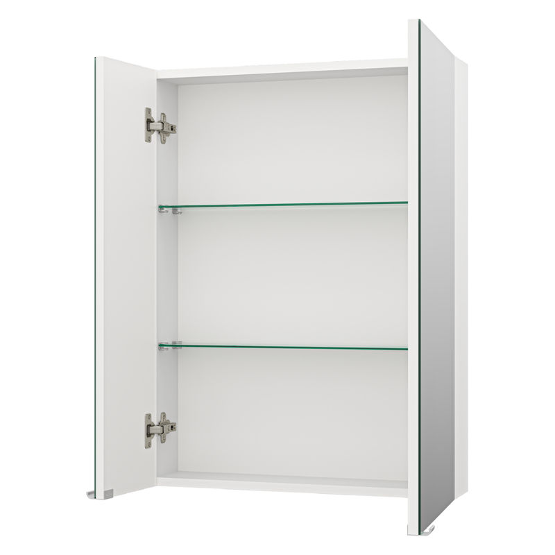 Шкаф с зеркалом для ванной Misty Аура 60 Э-Аур02060-01