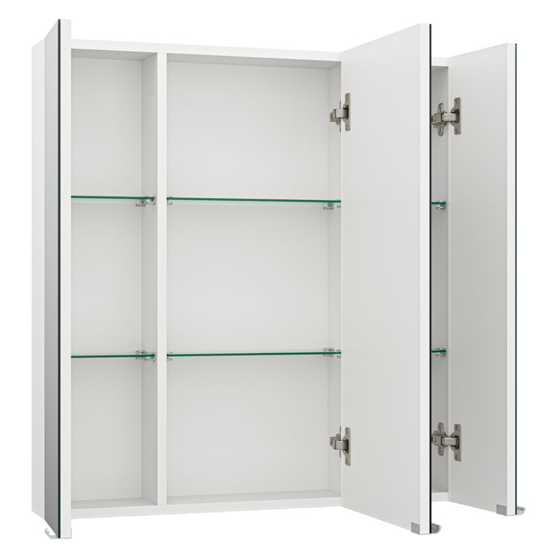 Шкаф с зеркалом для ванной Misty Аура 75 Э-Аур02075-01