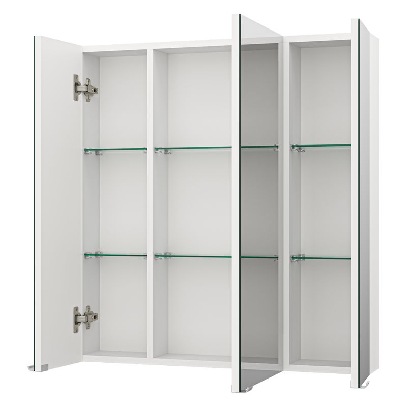 Шкаф с зеркалом для ванной Misty Аура 75 Э-Аур02075-01