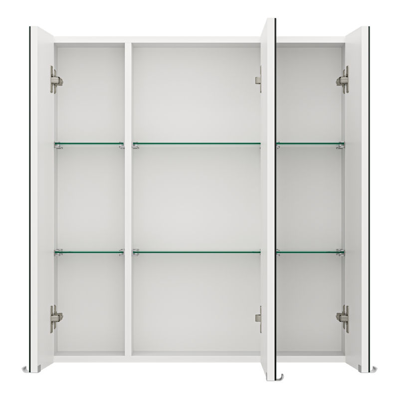 Шкаф с зеркалом для ванной Misty Аура 75 Э-Аур02075-01