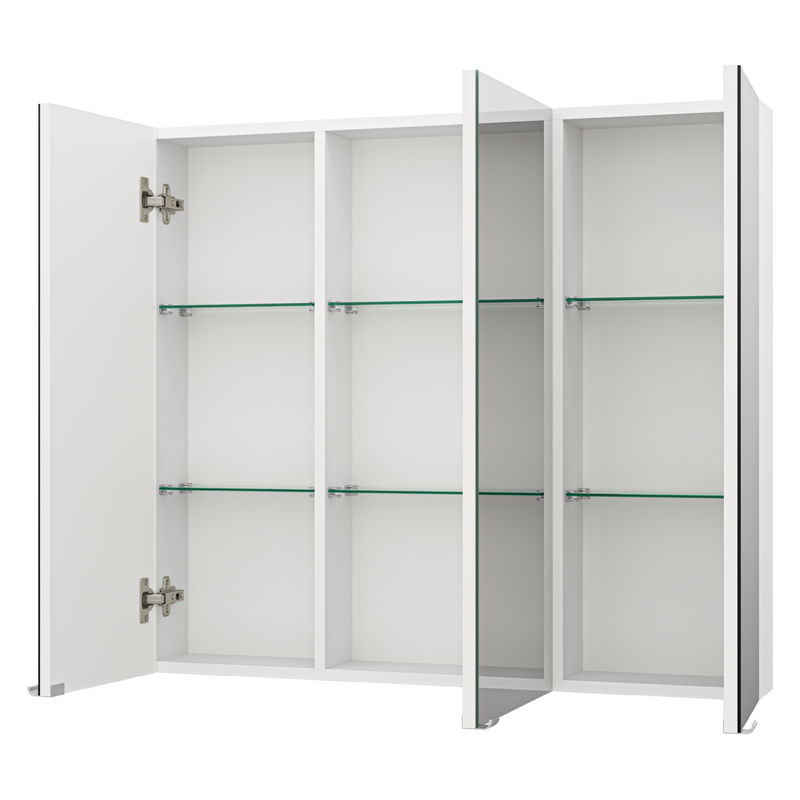 Шкаф с зеркалом для ванной Misty Аура 90 Э-Аур02090-01