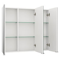 Шкаф с зеркалом для ванной Misty Аура 90 Э-Аур02090-01 — 4