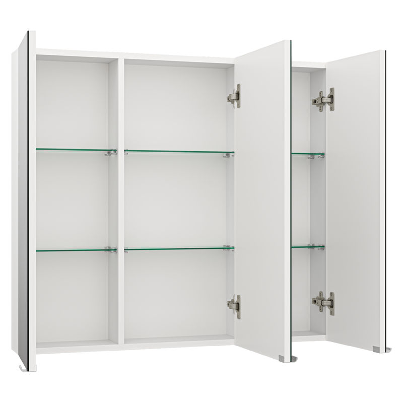 Шкаф с зеркалом для ванной Misty Аура 90 Э-Аур02090-01