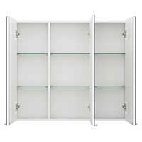 Шкаф с зеркалом для ванной Misty Аура 90 Э-Аур02090-01 — 6