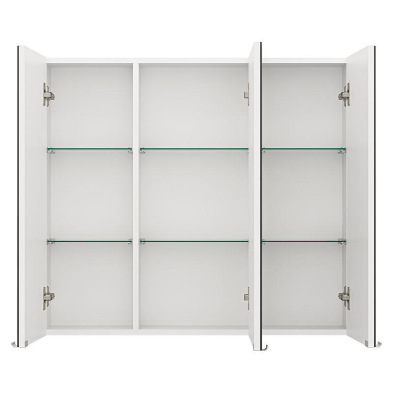 Шкаф с зеркалом для ванной Misty Аура 90 Э-Аур02090-01