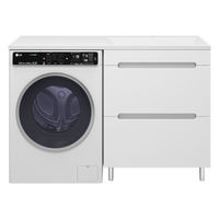 Тумба под раковину Misty Байкал 70 напольная 2 ящ. под стиральную машину Э-Бай06070-022Я — 3