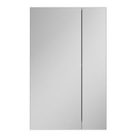 Шкаф с зеркалом для ванной Misty Балтика 50 / Э-Бал04050-011 без света — 2