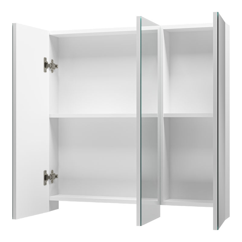 Шкаф с зеркалом для ванной Misty Балтика 80 / Э-Бал04080-011 без света