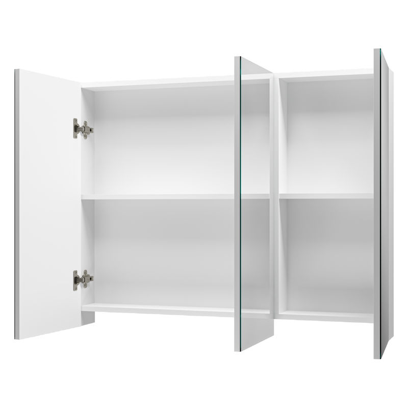 Шкаф с зеркалом для ванной Misty Балтика 105 / Э-Бал04105-011 без света