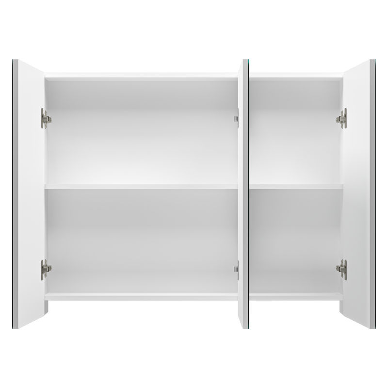 Шкаф с зеркалом для ванной Misty Балтика 105 / Э-Бал04105-011 без света