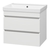 Тумба под раковину Misty Енисей 60 подвесная 2 ящ. Э-Ени01060-012По2Я — 1