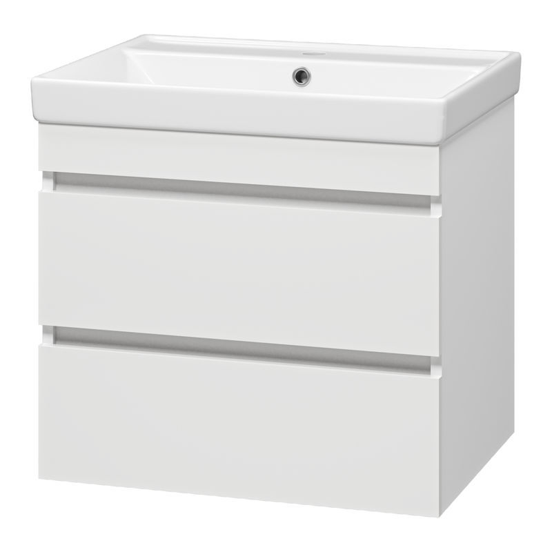 Тумба под раковину Misty Енисей 60 подвесная 2 ящ. Э-Ени01060-012По2Я