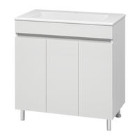 Тумба под раковину Misty Енисей 80 прямая Э-Ени01080-012 — 1