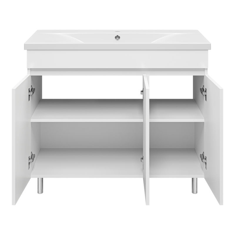 Тумба под раковину Misty Енисей 100 прямая Э-Ени01100-0112Я