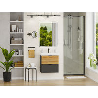 Тумба под раковину Misty Форест 60 подвесная 2 ящ./ Э-Фор-09060-0219-2Я дуб вотан/антрацит — 5