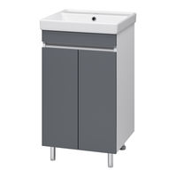 Тумба под раковину Misty Майна 50 напольная / Э-Май01050-501 графит — 3