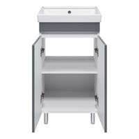 Тумба под раковину Misty Майна 50 напольная / Э-Май01050-501 графит — 2