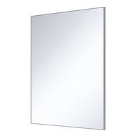 Зеркало Misty Марс 60 в алюминиевом профиле / Э-Марс02060-Алп — 1