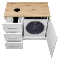 Тумба под раковину Респект 110 с 3 ящ. под стиральную машину левая Э-Рес01110-13ЯЛ — 7