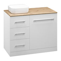 Тумба под раковину Респект 110 с 3 ящ. под стиральную машину левая Э-Рес01110-13ЯЛ — 1