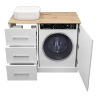 Тумба под раковину Респект 110 с 3 ящ. под стиральную машину левая Э-Рес01110-13ЯЛ — 6