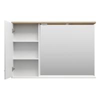 Шкаф с зеркалом для ванной Misty Респект 120 / Э-Рес02120-1Л левое — 3