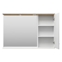 Шкаф с зеркалом для ванной Misty Респект 120 / Э-Рес02120-1П правое — 3